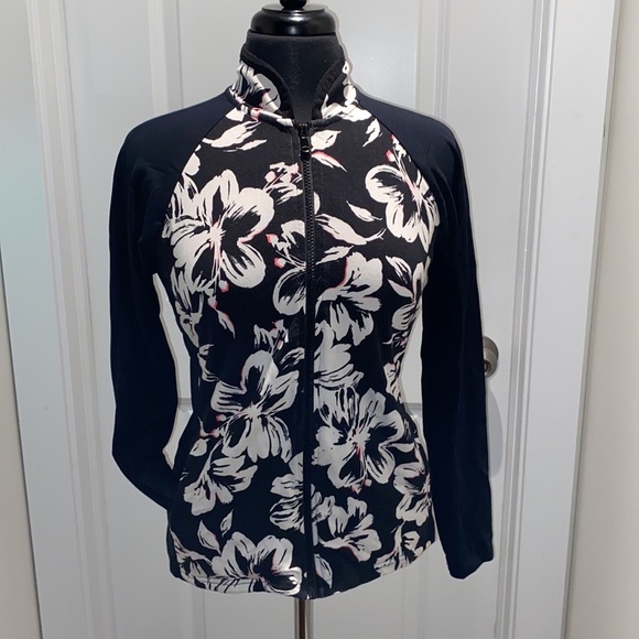 Lauren Ralph Lauren Hibiscus Athletica Jacket - Picture 2 of 7